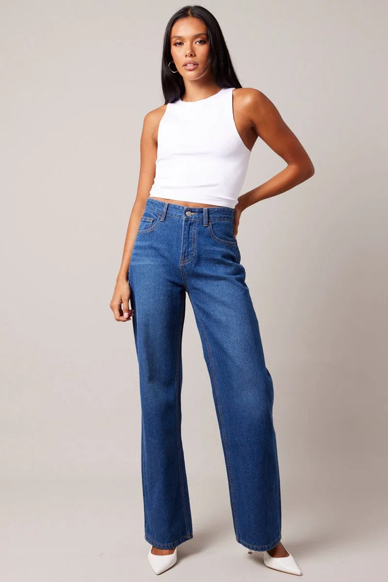 White Tank Top Crew Neck Seamless sold by Ally Fashion product image thumbnail 2