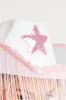 White Festival Cowboy Hat with Tassels sold by Ally Fashion