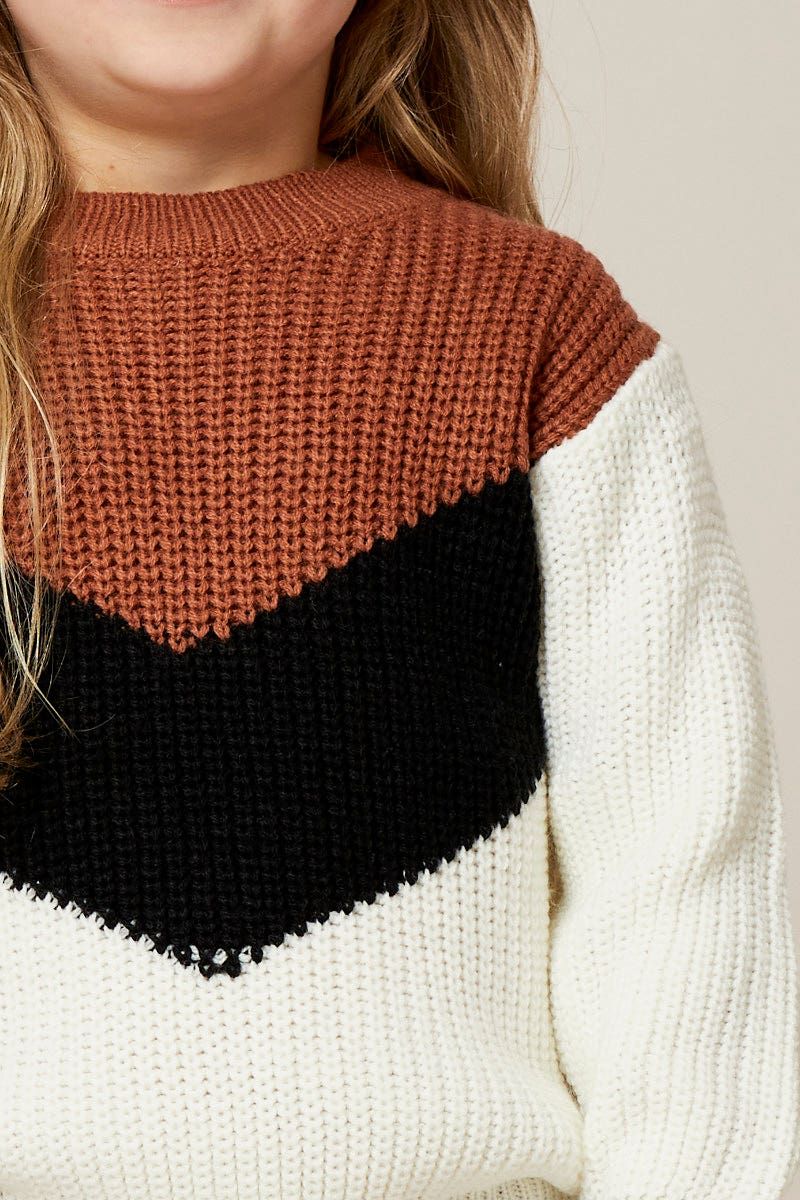 Stripe Knit Top Long Sleeve sold by Ally Fashion product image thumbnail 5