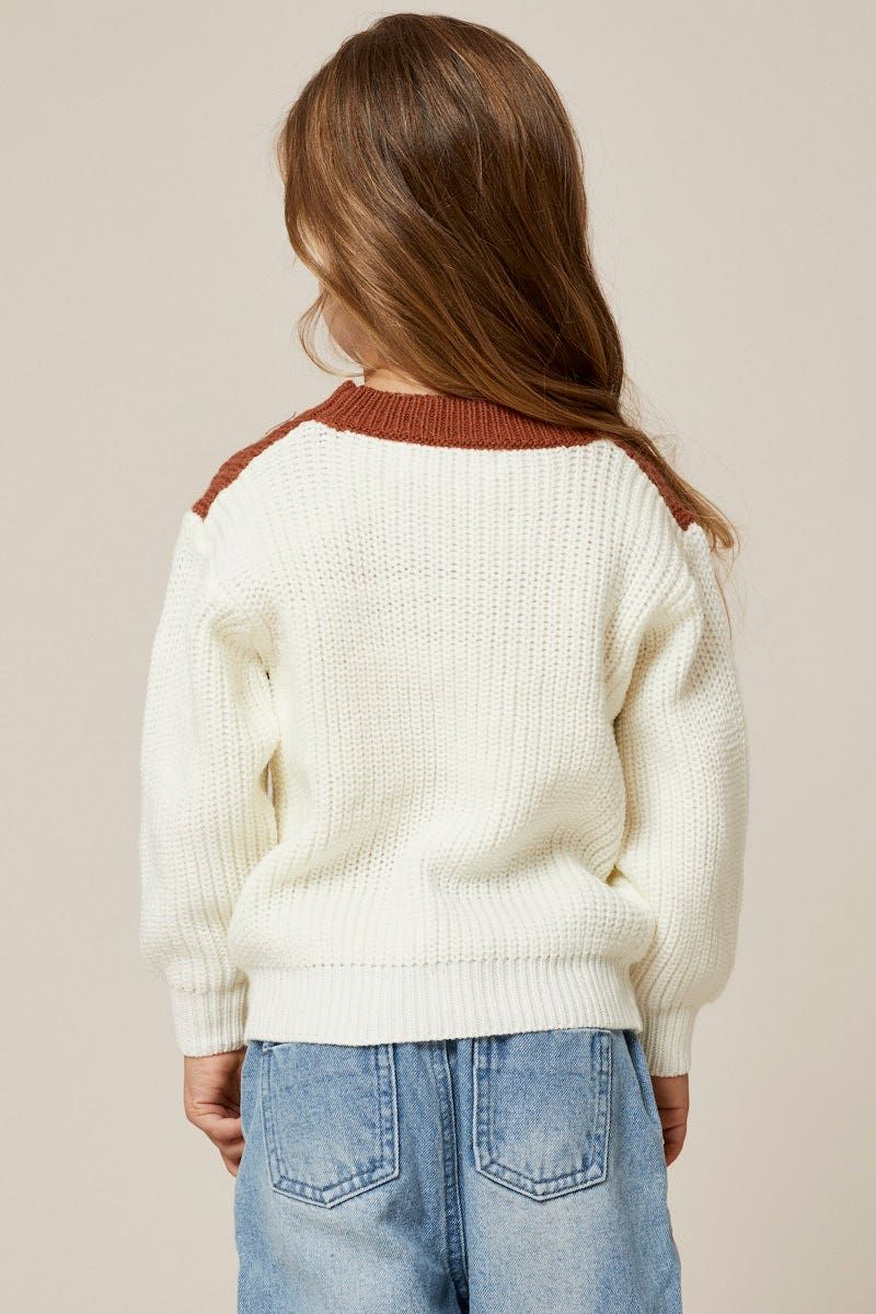 Stripe Knit Top Long Sleeve sold by Ally Fashion product image thumbnail 4