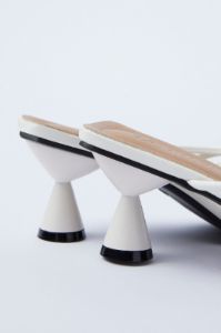 White Mules sold by Ally Fashion