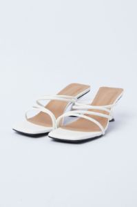 White Mules sold by Ally Fashion