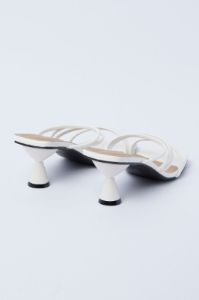 White Mules sold by Ally Fashion