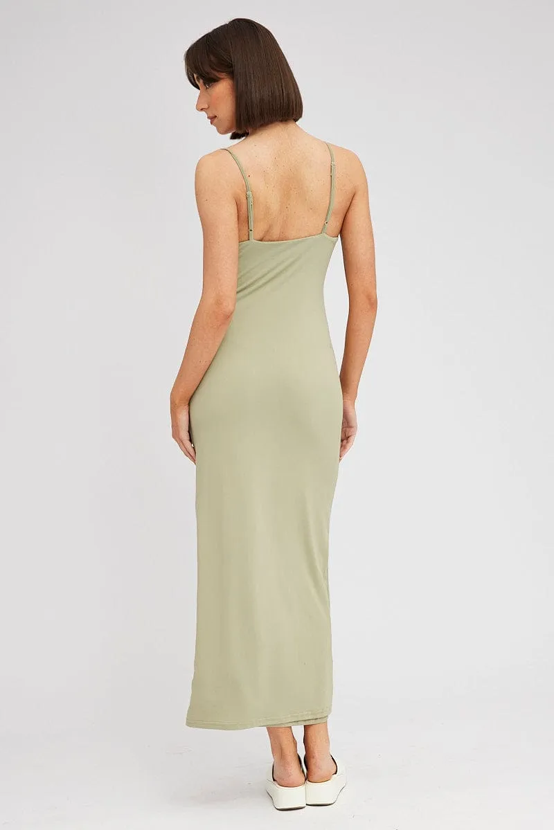 Green Supersoft Maxi Dress Sleeveless sold by Ally Fashion product image thumbnail 5