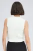 White Cable Knit Vest sold by Ally Fashion