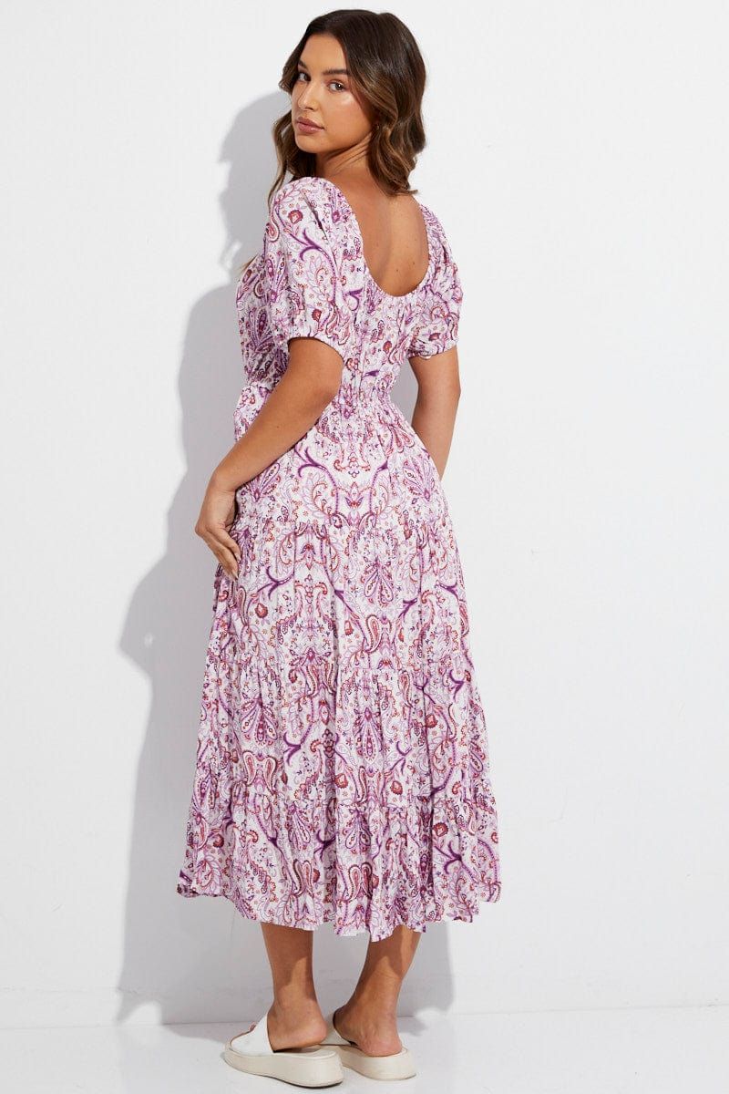 Boho Print Maxi Dress sold by Ally Fashion product image thumbnail 5