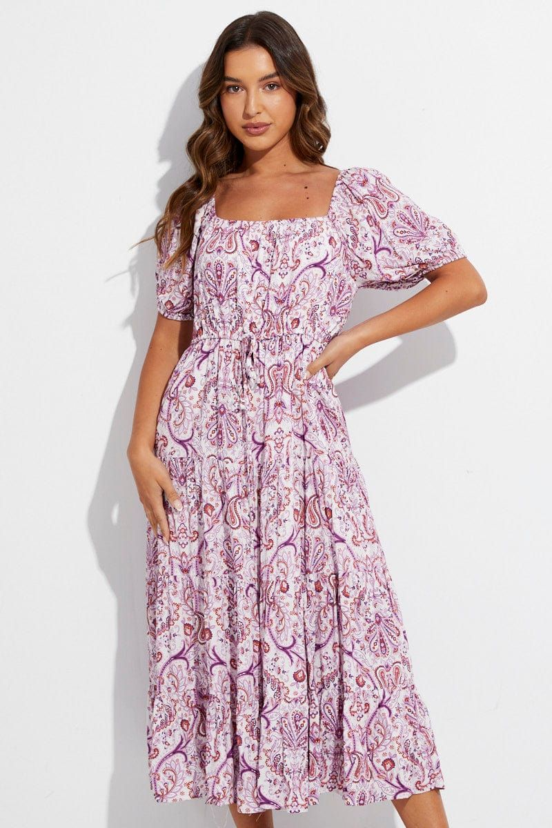 Boho Print Maxi Dress sold by Ally Fashion product image thumbnail 2