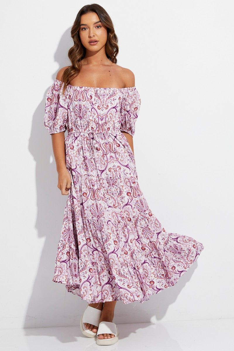 Boho Print Maxi Dress sold by Ally Fashion product image thumbnail 3