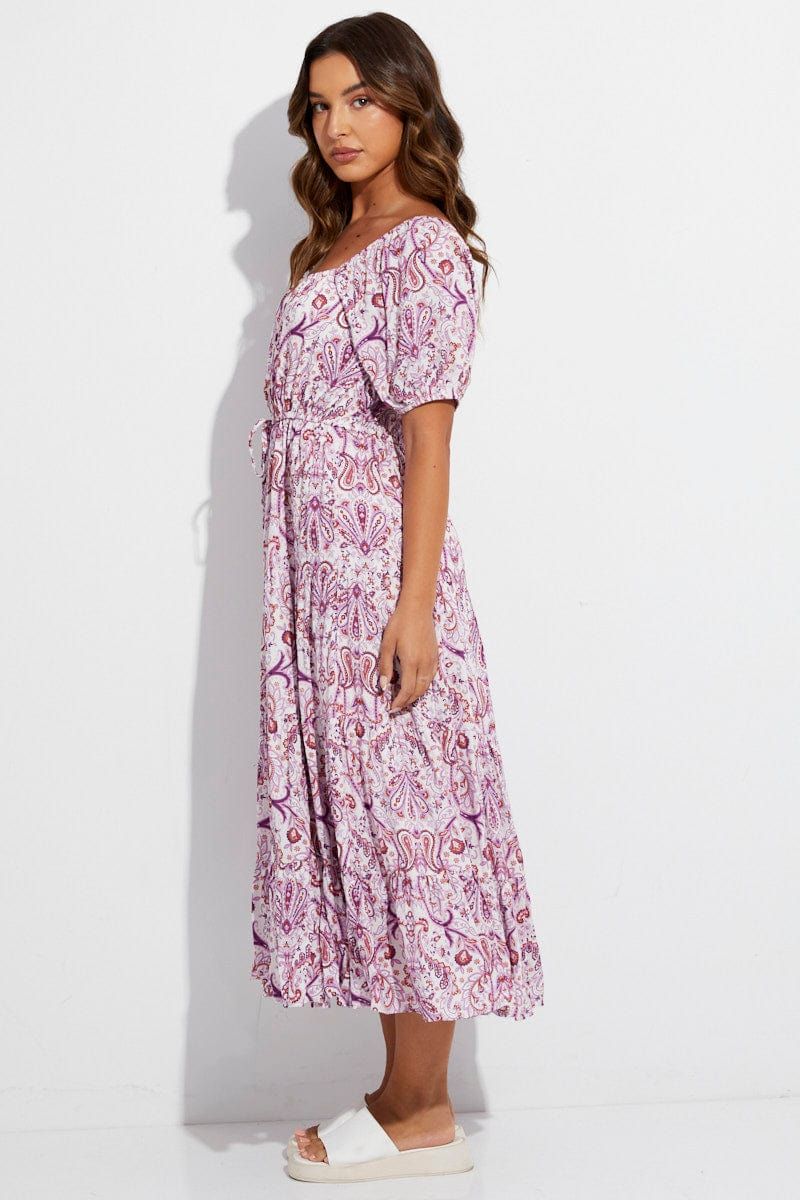 Boho Print Maxi Dress sold by Ally Fashion product image thumbnail 4