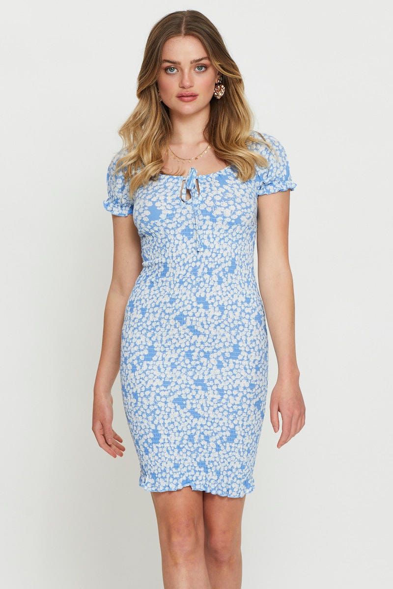 Print Bodycon Dress Mini sold by Ally Fashion