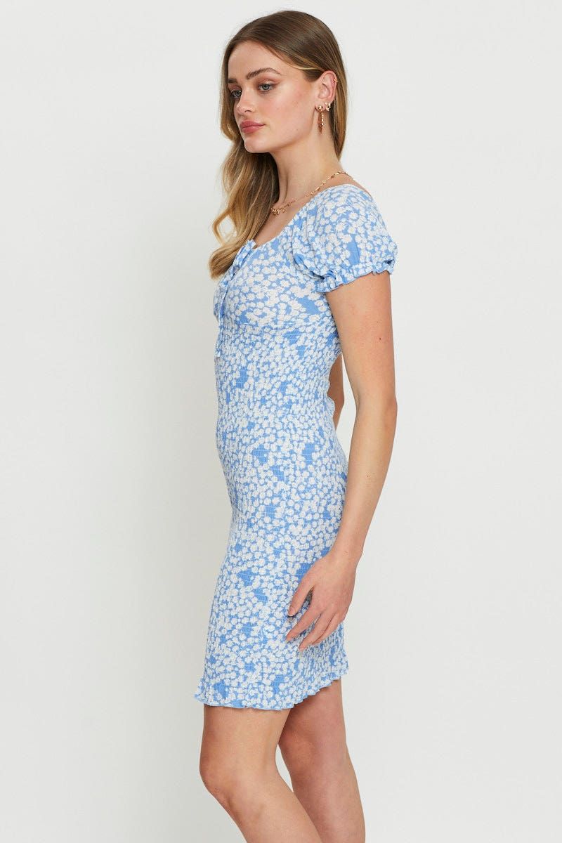 Print Bodycon Dress Mini sold by Ally Fashion product image thumbnail 4