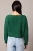Green Fluffy Knit Cardigan V Neck sold by Ally Fashion