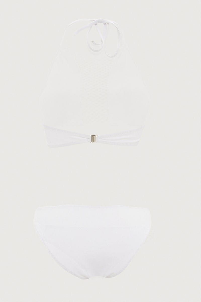 White Two Piece Bikini sold by Ally Fashion product image thumbnail 2