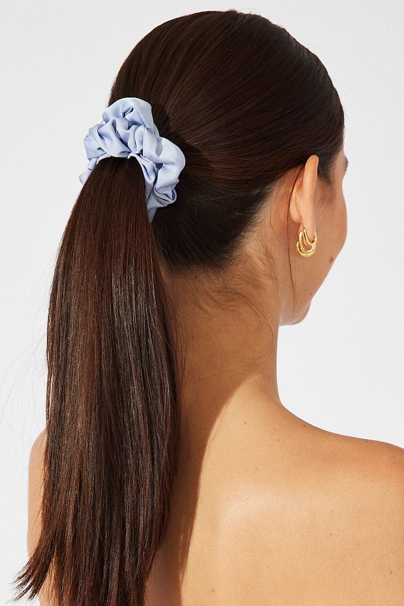 Blue Scrunchies sold by Ally Fashion