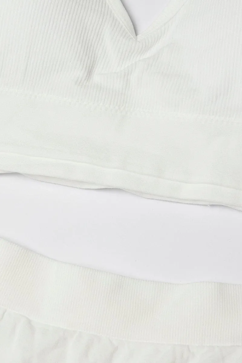 White Seamless Lingerie Set sold by Ally Fashion product image thumbnail 2