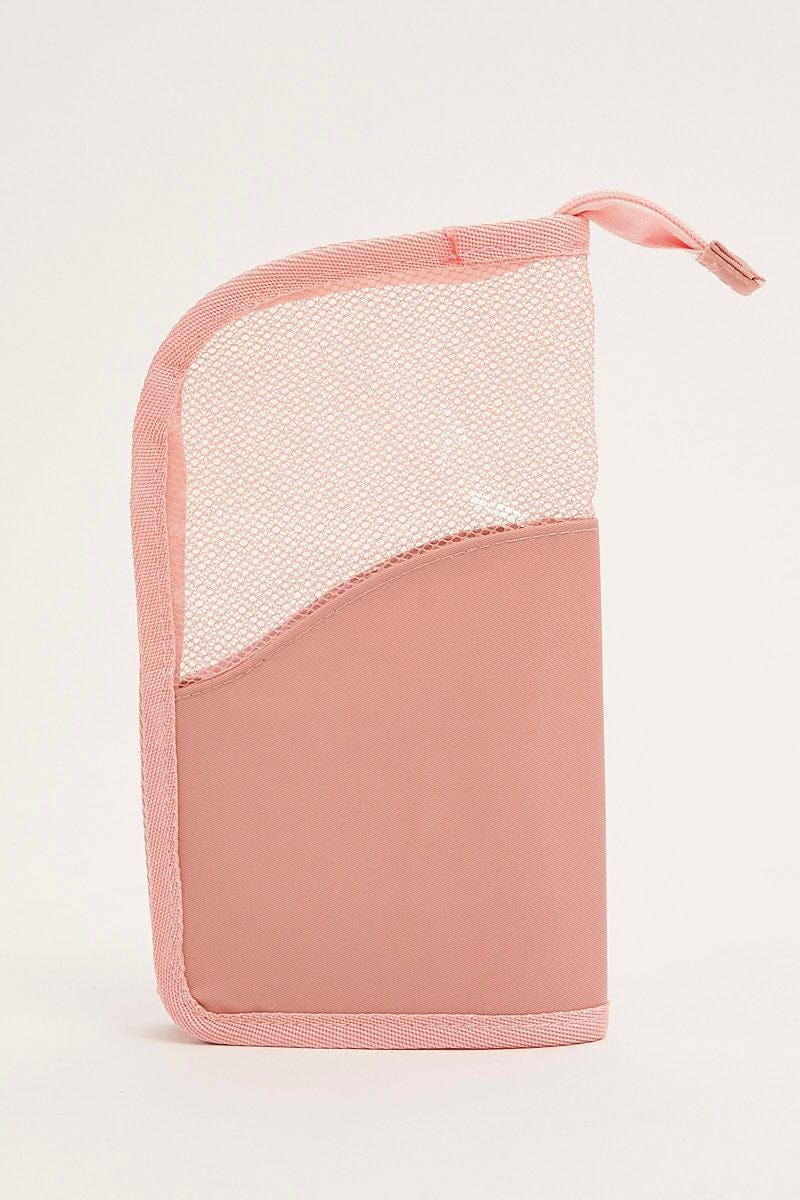 Pink Travel Makeup Brush Organizer Bag Cosmetic Bag sold by Ally Fashion product image thumbnail 3