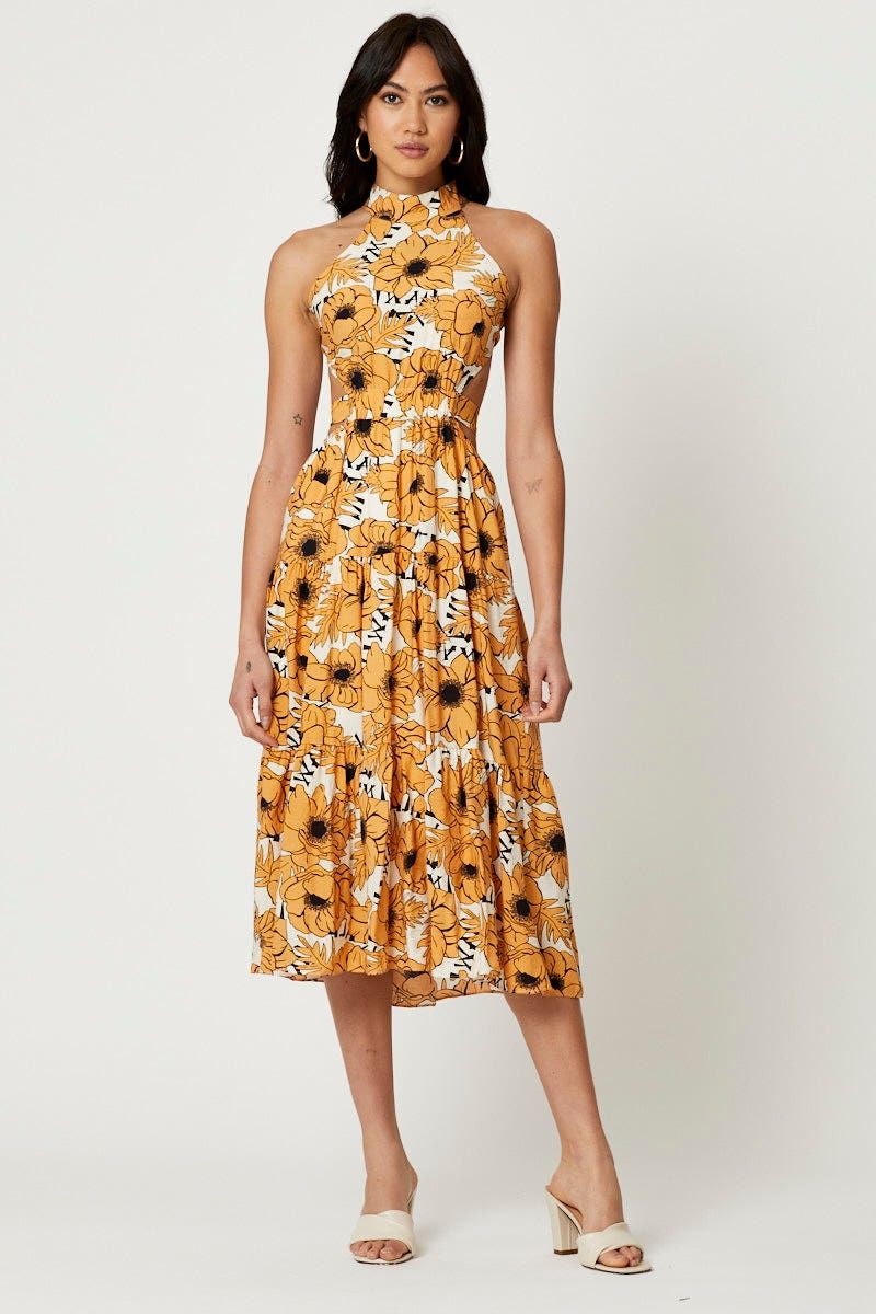 Print Midi Dress sold by Ally Fashion