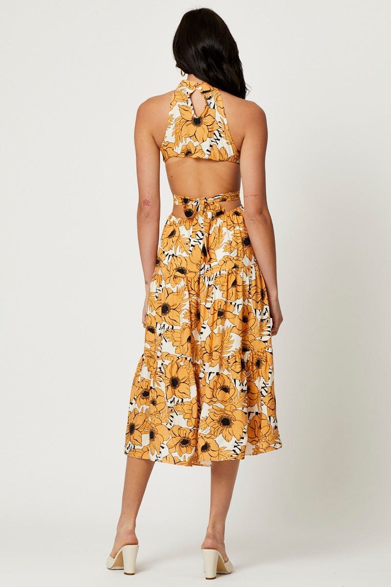 Print Midi Dress sold by Ally Fashion product image thumbnail 4