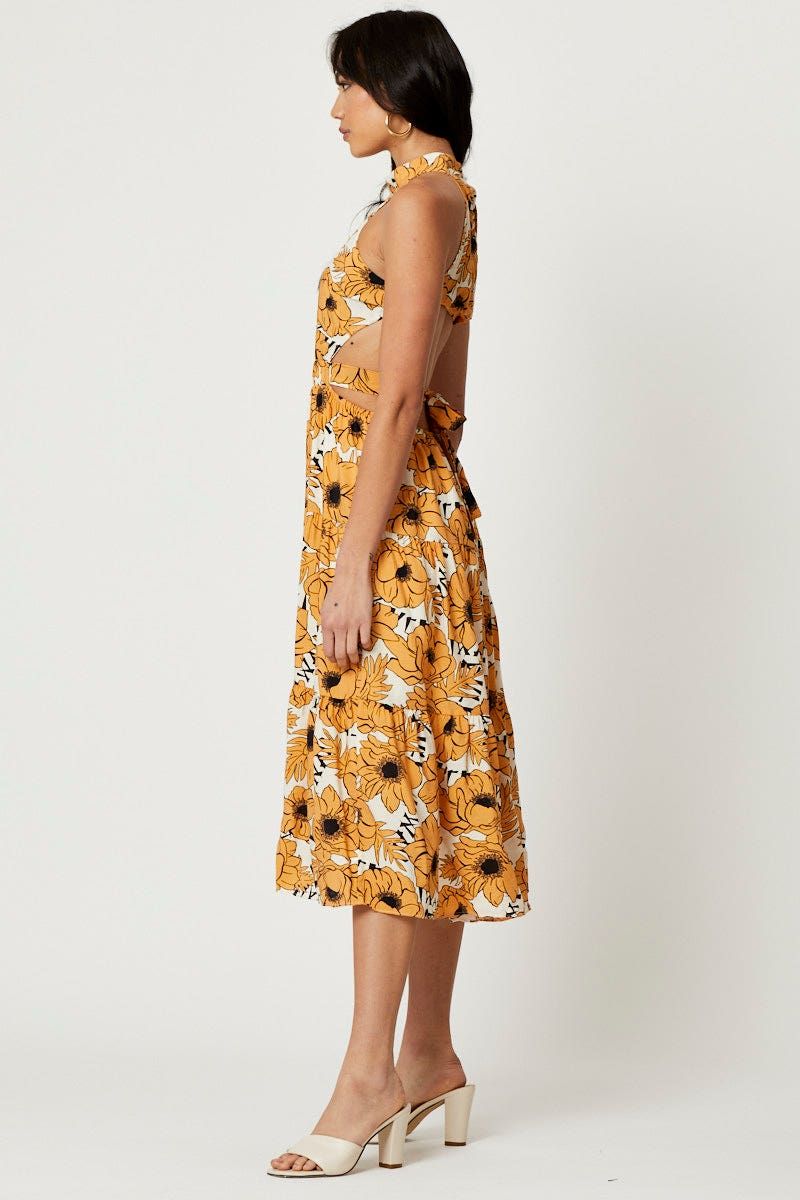 Print Midi Dress sold by Ally Fashion product image thumbnail 3