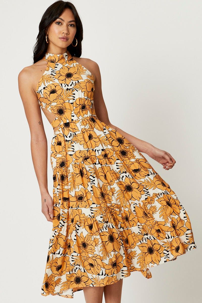 Print Midi Dress sold by Ally Fashion product image thumbnail 5