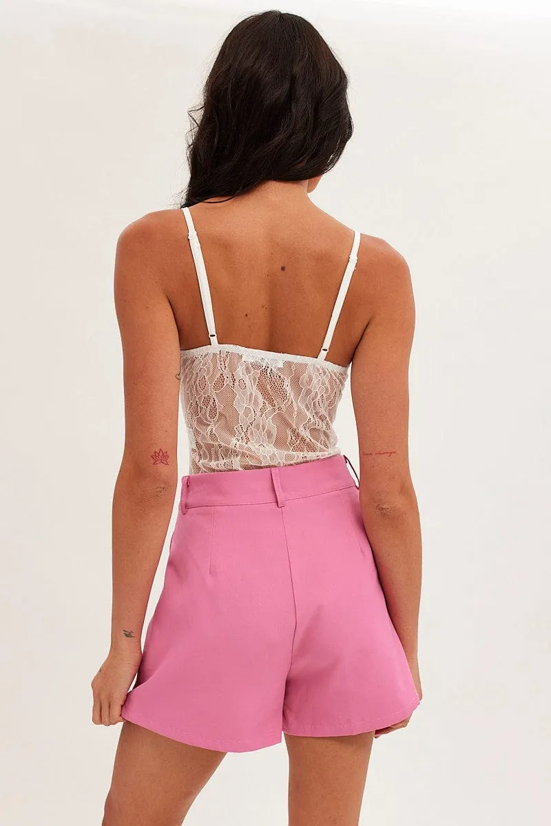 White Lace Bodysuit Singlet sold by Ally Fashion product image thumbnail 5