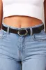 Silver Oval Buckle Belts sold by Ally Fashion