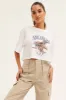 White Eagle Crew Short Sleeve Graphic T-Shirt sold by Ally Fashion