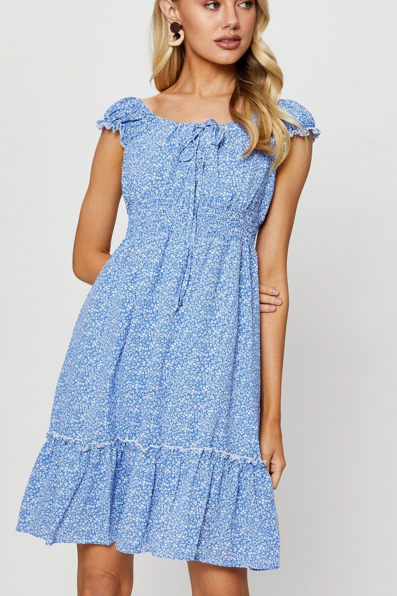 Print Mini Dress Skater sold by Ally Fashion product image thumbnail 5