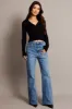 Black knit Cardigan Long Sleeve V Neck sold by Ally Fashion