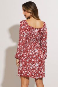 Print Mini Dress Long Sleeve sold by Ally Fashion