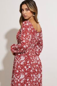 Print Mini Dress Long Sleeve sold by Ally Fashion