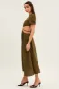 Green Cutout Midi Dress sold by Ally Fashion
