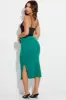 Green Knit Skirt Midi High Rise sold by Ally Fashion