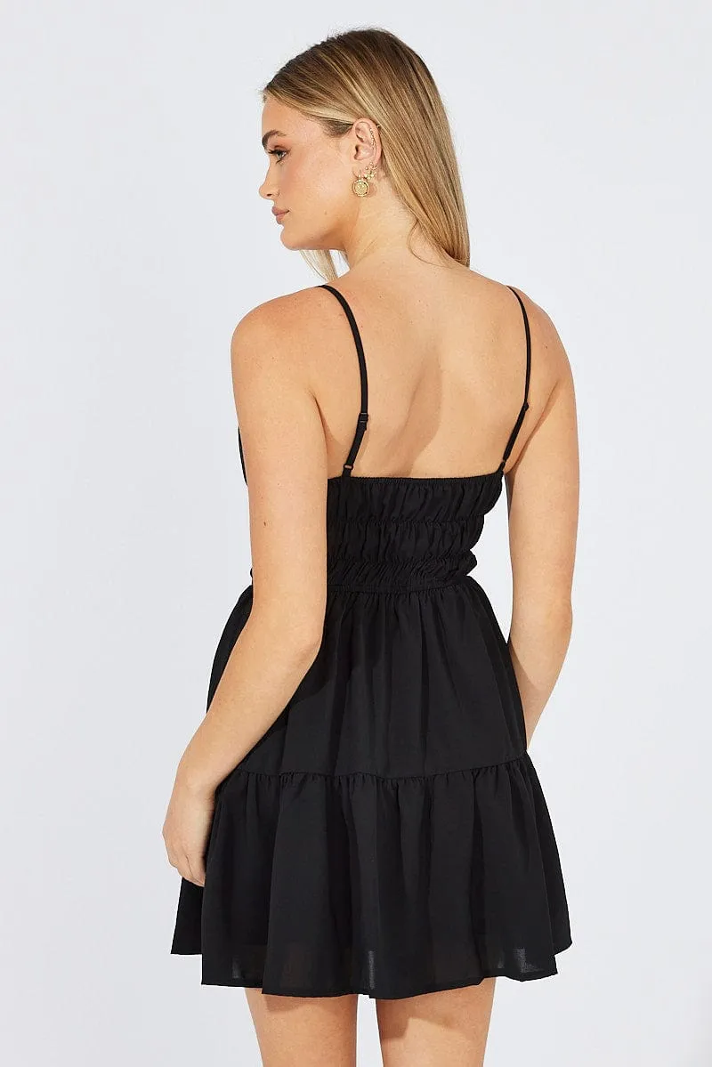 Black Fit And Flare Dress Sleeveless sold by Ally Fashion product image thumbnail 5