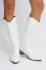 White Western Boots sold by Ally Fashion