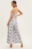 Blue Floral Bandeau Jumpsuit Floral Print sold by Ally Fashion