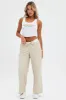 Beige Pant Straight Leg Turned Down Waist sold by Ally Fashion
