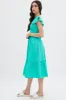 Green Tie Back Midi Dress sold by Ally Fashion