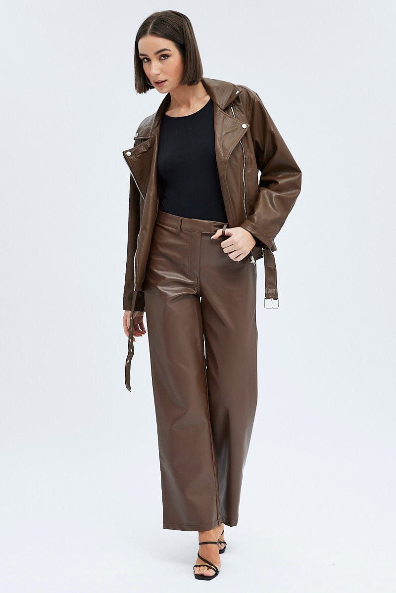 Black Bodysuit Long Sleeve Crew Neck sold by Ally Fashion product image thumbnail 3