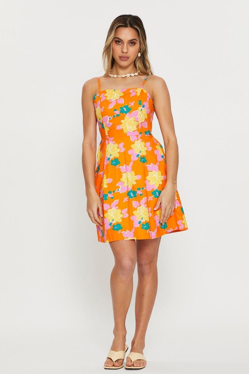 Print Mini Dress Short Sleeve sold by Ally Fashion product image thumbnail 3