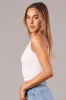 Pink Tank Top Sleeveless Crew Neck Seamless sold by Ally Fashion