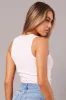 Pink Tank Top Sleeveless Crew Neck Seamless sold by Ally Fashion
