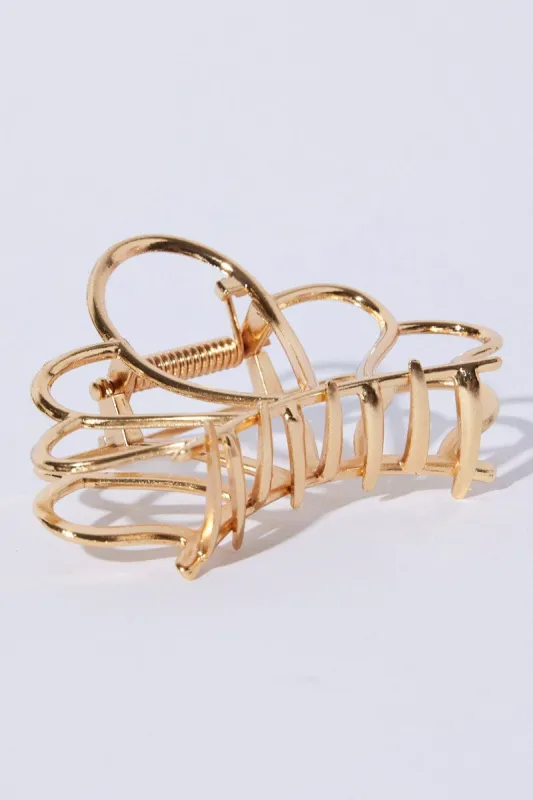 Gold Claw Clip sold by Ally Fashion