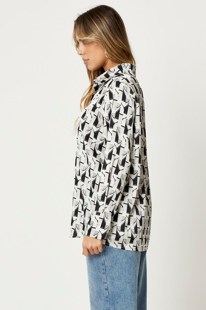 Print Shirt sold by Ally Fashion product image thumbnail 3