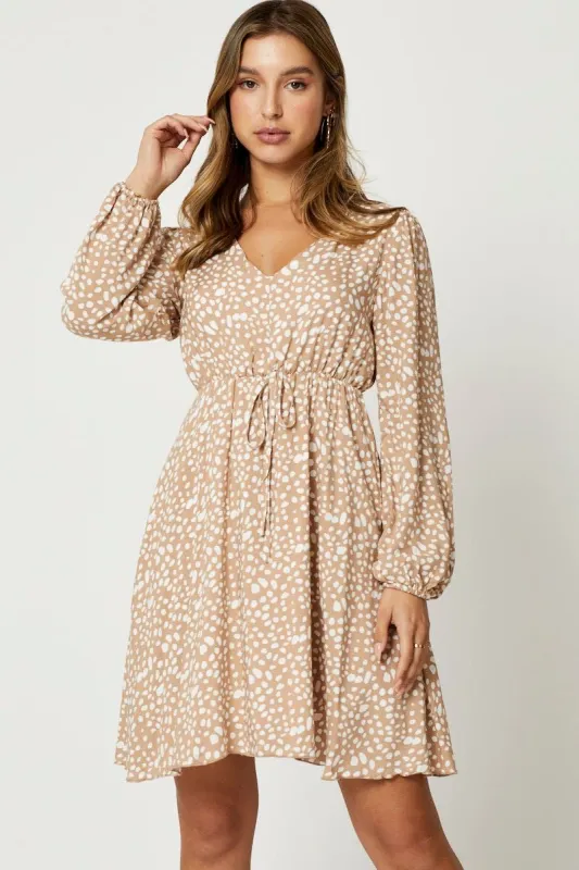 Polka Dot Button Front Skater Dress sold by Ally Fashion