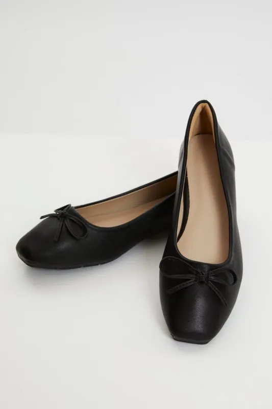 Nude Bow Ballet Flat sold by Ally Fashion