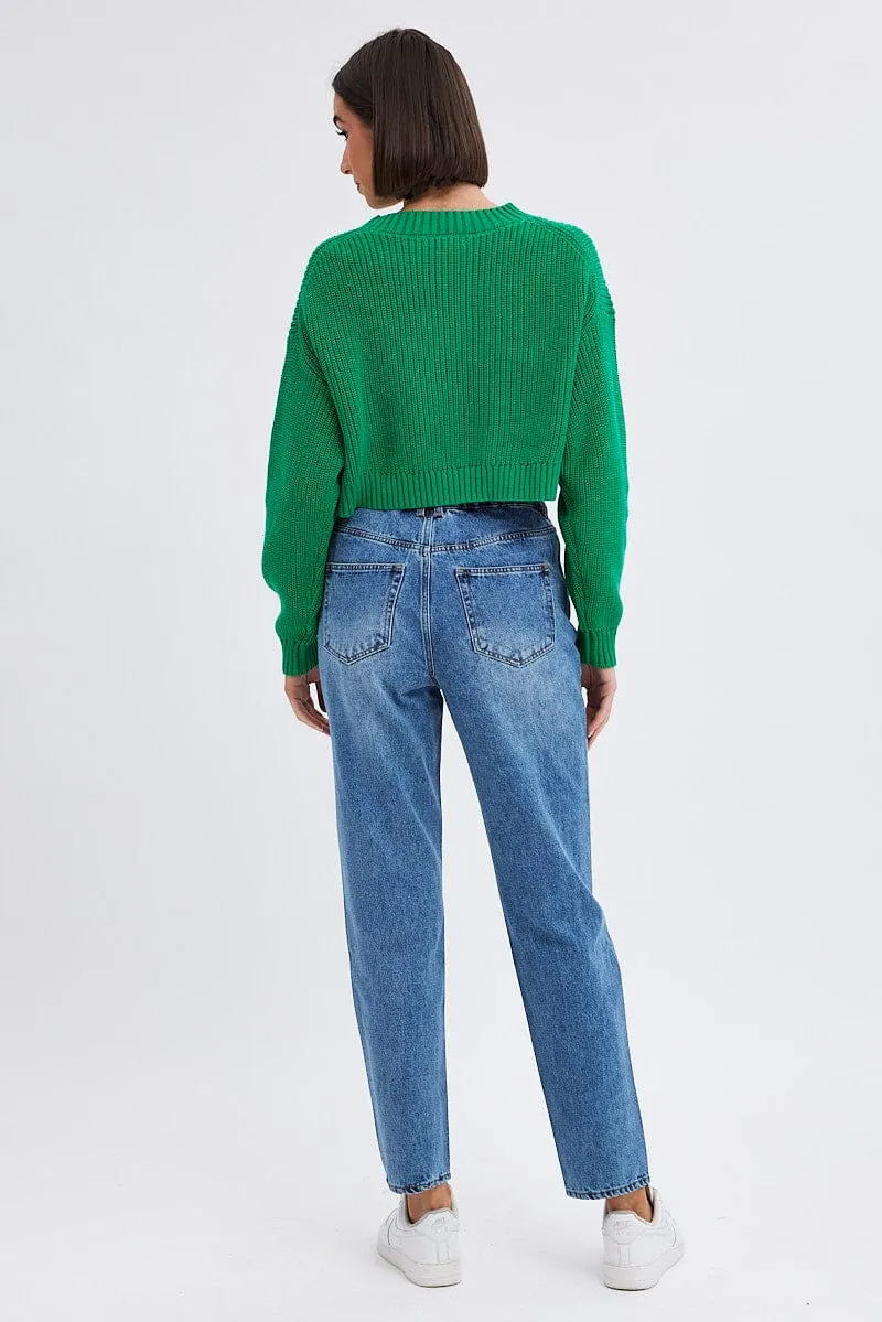 Denim Paper Bag Jeans High Waist sold by Ally Fashion product image thumbnail 5