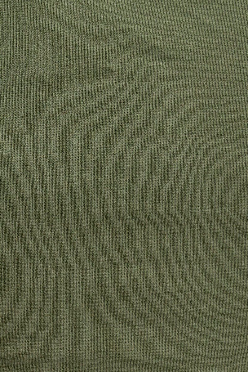 Green Bodycon Dress Sleeveless Midi Rib sold by Ally Fashion product image thumbnail 7