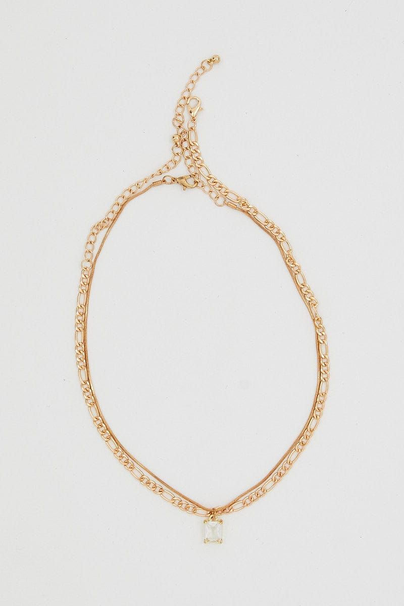Gold Necklace sold by Ally Fashion product image thumbnail 3