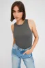 Grey Supersoft Bodysuit Sleeveless sold by Ally Fashion